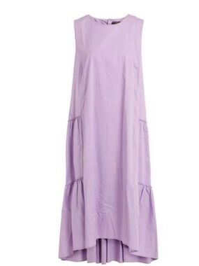 Peserico Lilac Sleeveless Midi Dress